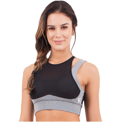 Waves Sports Racerback Bra With Powernet