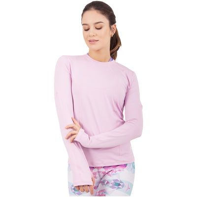 Violet Fractals Sports Sweatshirt With Thumbhole