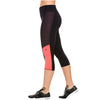 Activewear Womens Mid Rise Workout Slimming Capri Leggings with Tummy Control