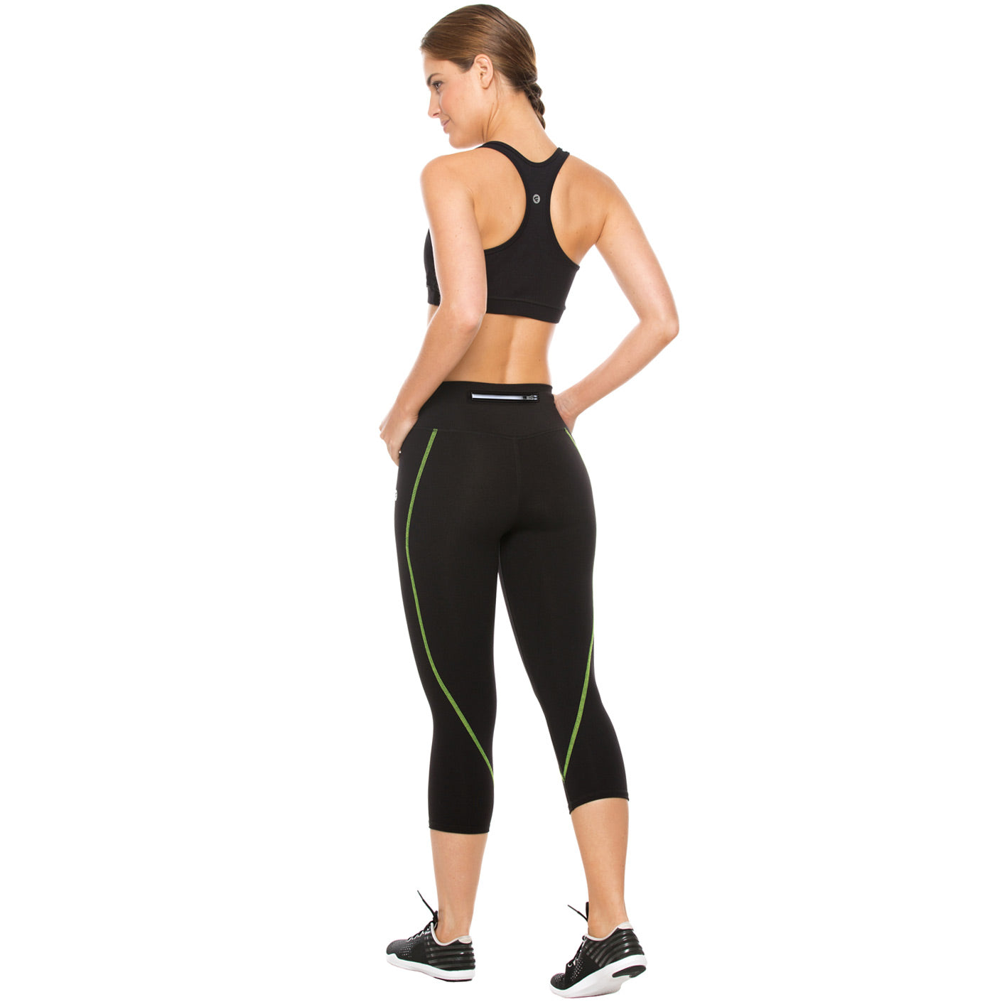 Activewear Womens Mid Rise Workout Capri Leggings - Flexmee US
