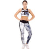 Marble Sublimated  Leggings With  Pockets