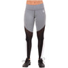 Waves Sports Mid Rise Leggings Gray, Black, And White