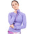 Violet Fractals Athleisure Jacket With Thumbhole