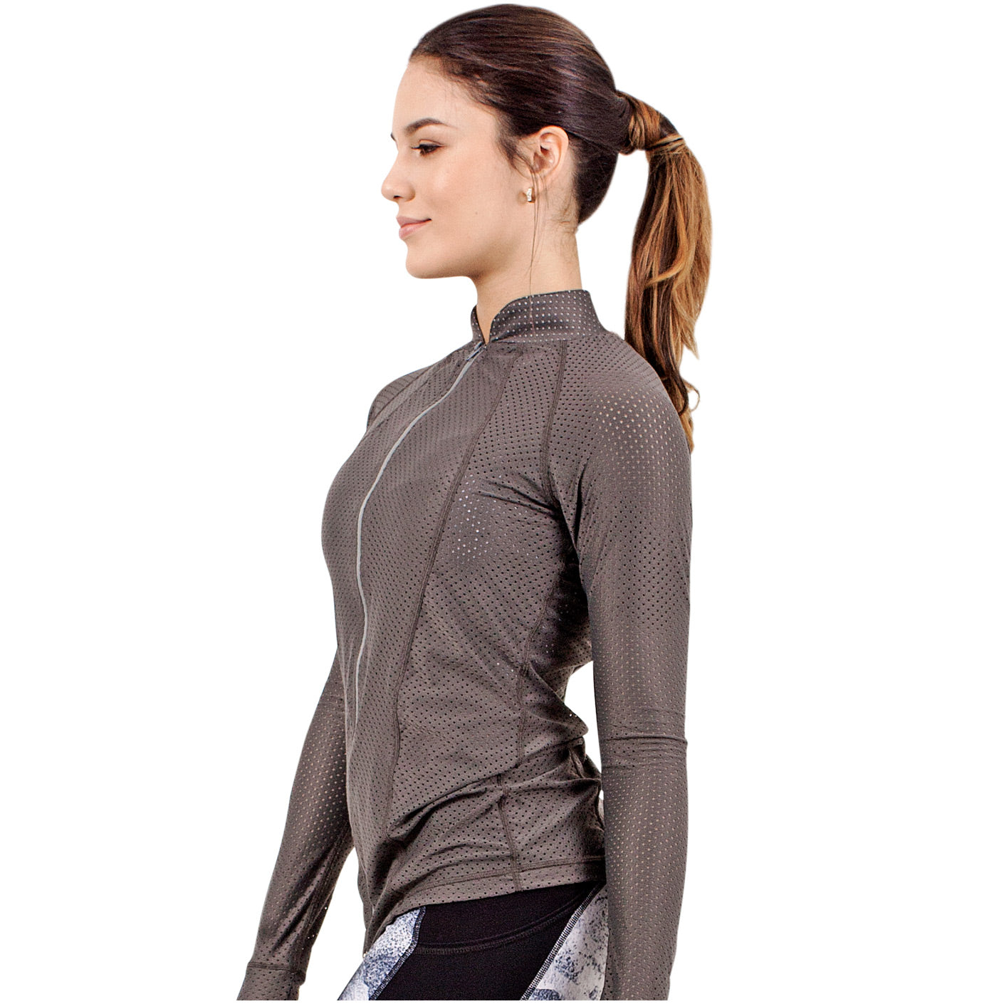 Marble Athleisure Jacket With Zipper - Flexmee US